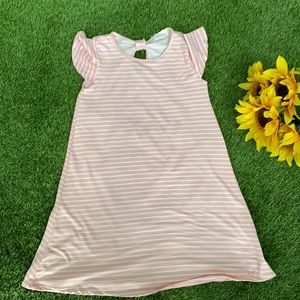 Girls pink/white dress